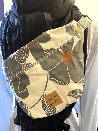 Sac banane fleuri
